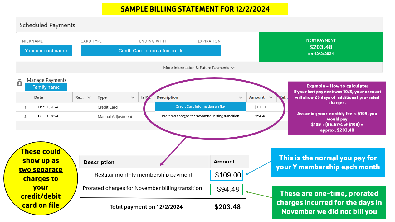 Billing Explanation Graphic