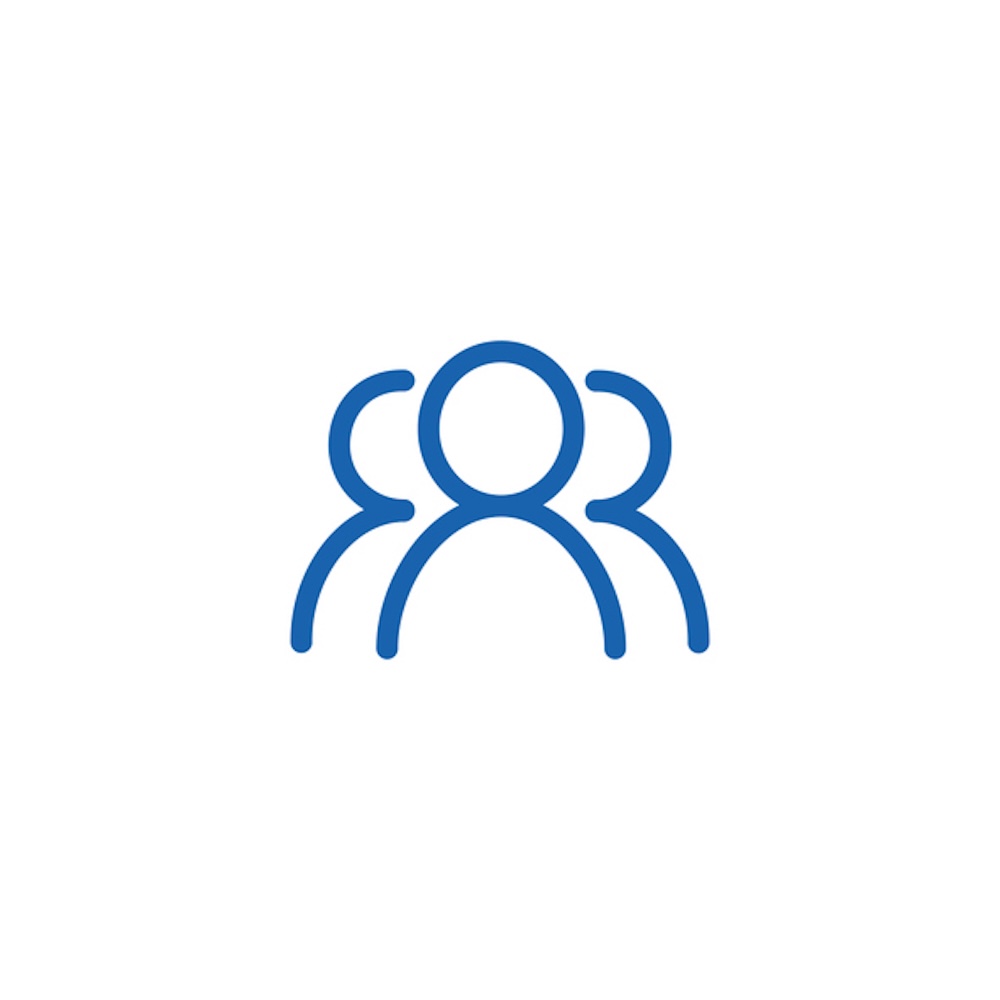 blue small group icon