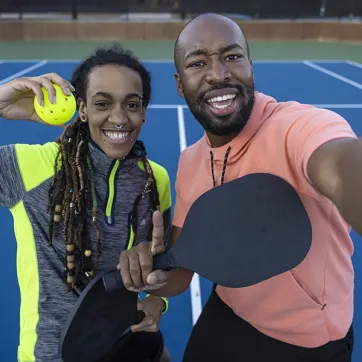 Couple excited about pickleball