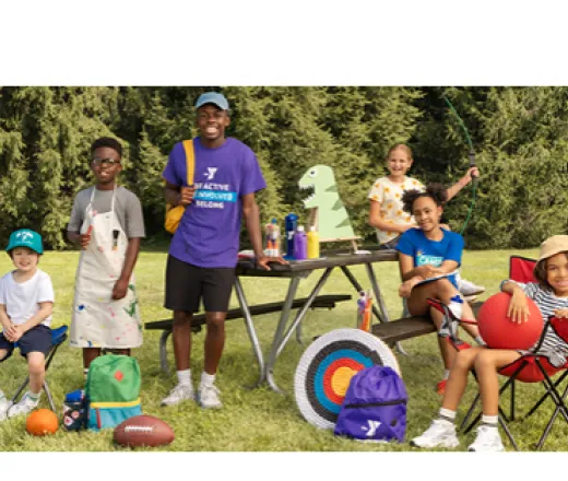 day campers at the Y