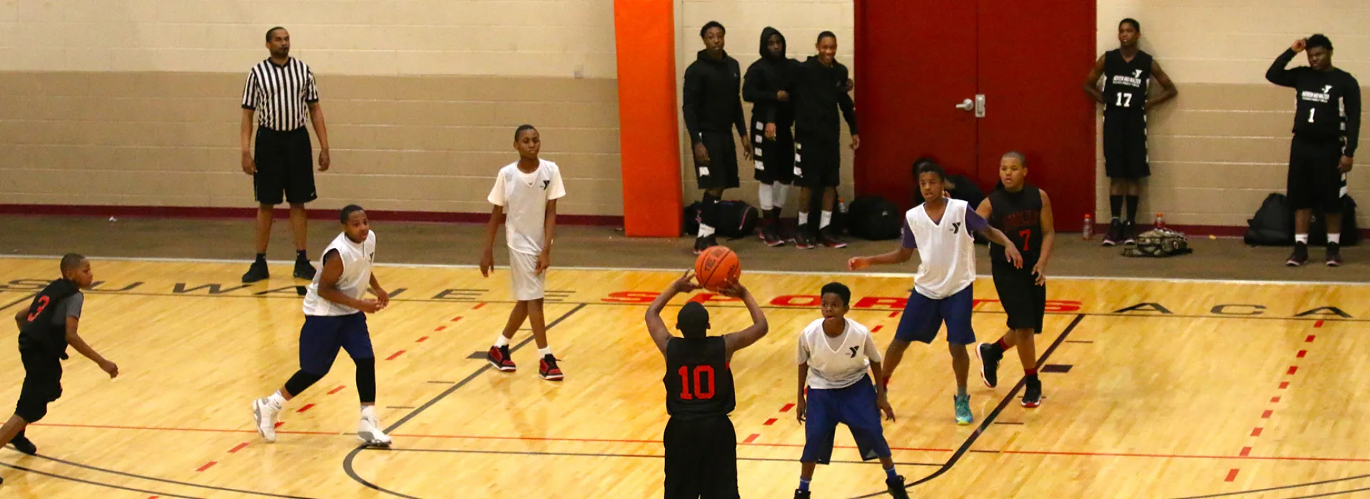 YMCA basketball game